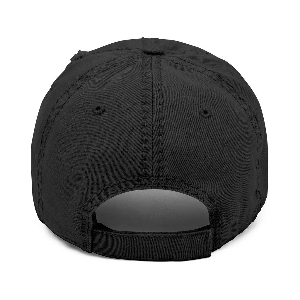 Embroidered Spartan Helmet Distressed Dad Hat